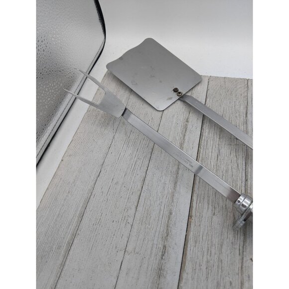 Mr Cheftender Stainless Utensils Grill BBQ Spatula Flipper 18” Meat Fork - Picture 5 of 10